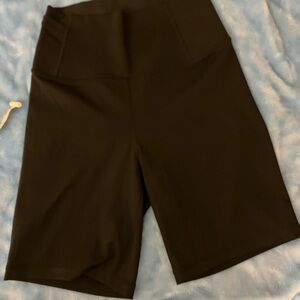 Aerie Classic Black Bike Shorts